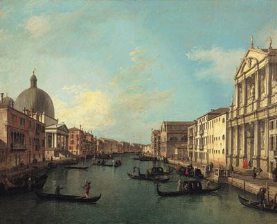La Chiesa degli Scalzi in un quadro del Canaletto