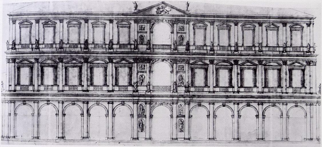 Progetto di palladio per Palazzo Ducale di Venezia