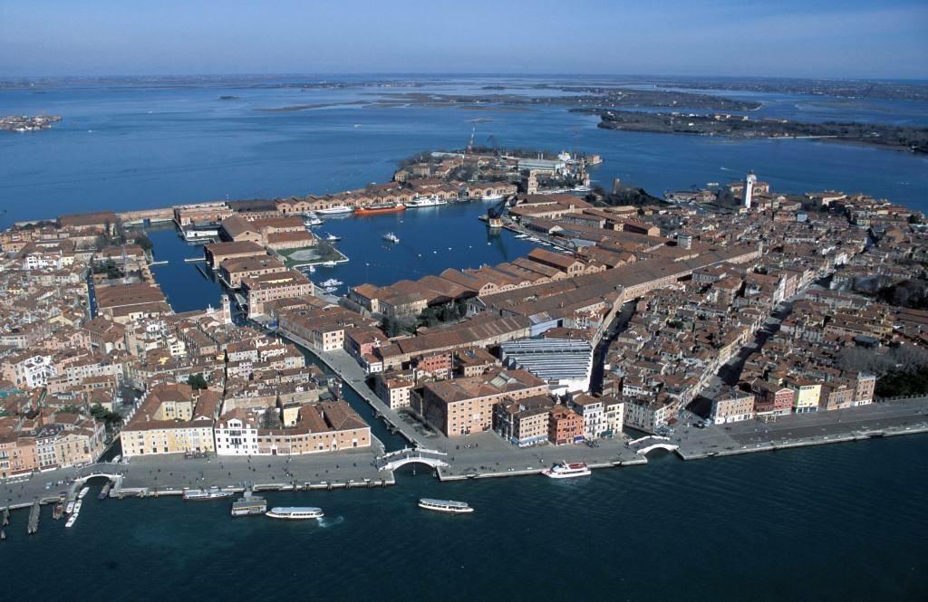 Arsenale Venezia vista aerea