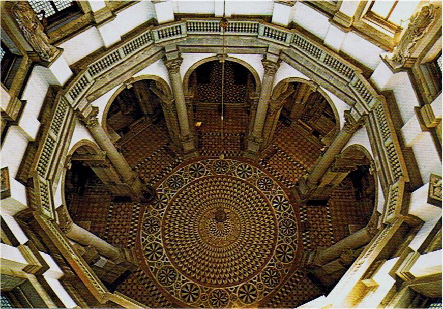 Il pavimento della basilica della salute a venezia