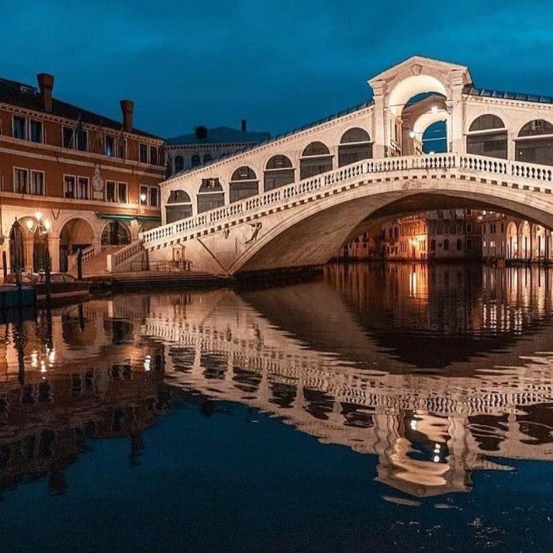 Il ponte di Rialto a Venezia