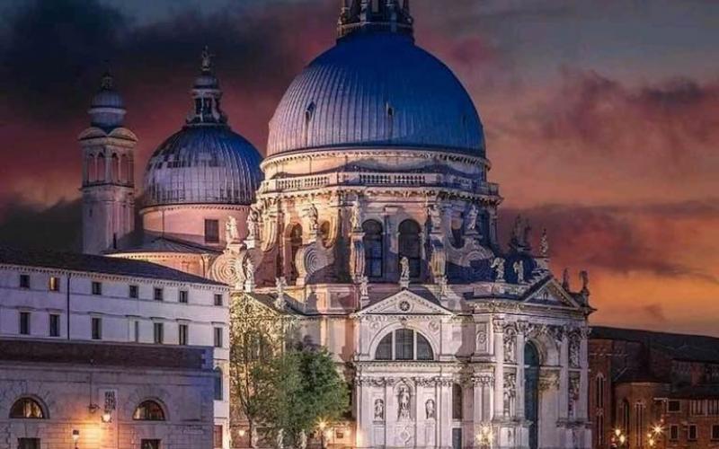 La Basilica della Salute, a Venezia