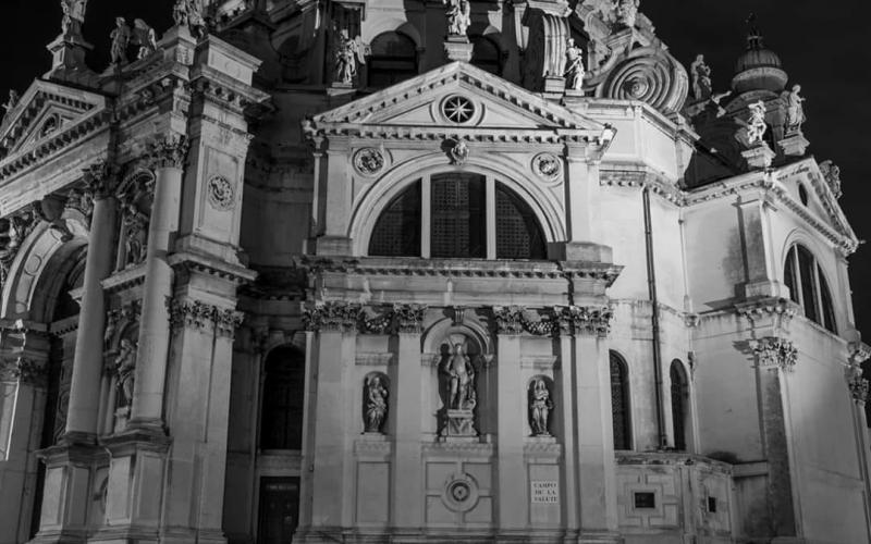 Basilica della Salute di notte