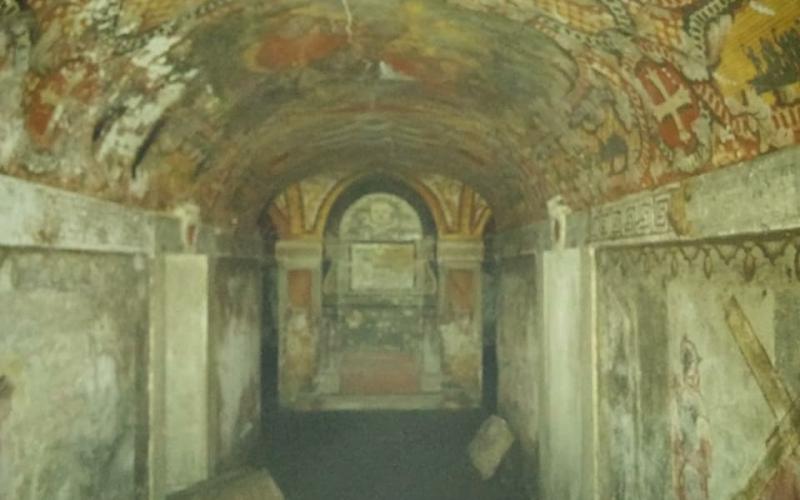 La cripta nella Chiesa di San Simeon Piccolo