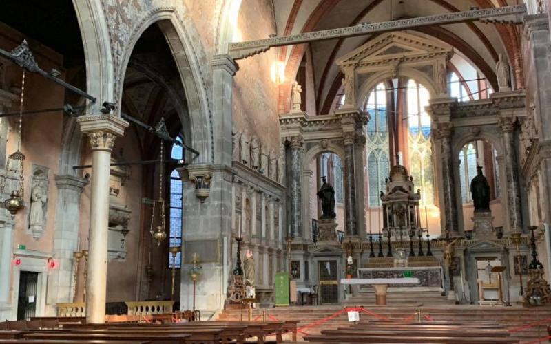 Chiesa di Santo Stefano a Venezia: gli interni