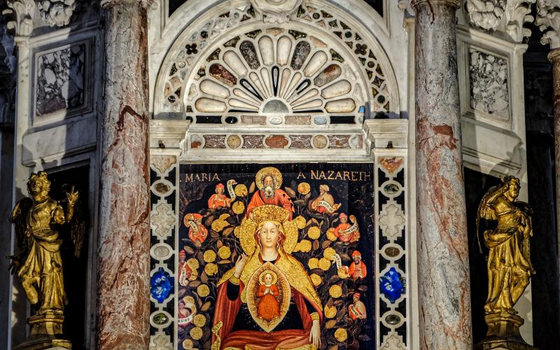 Chiesa degli Scalzi, icona di Maria