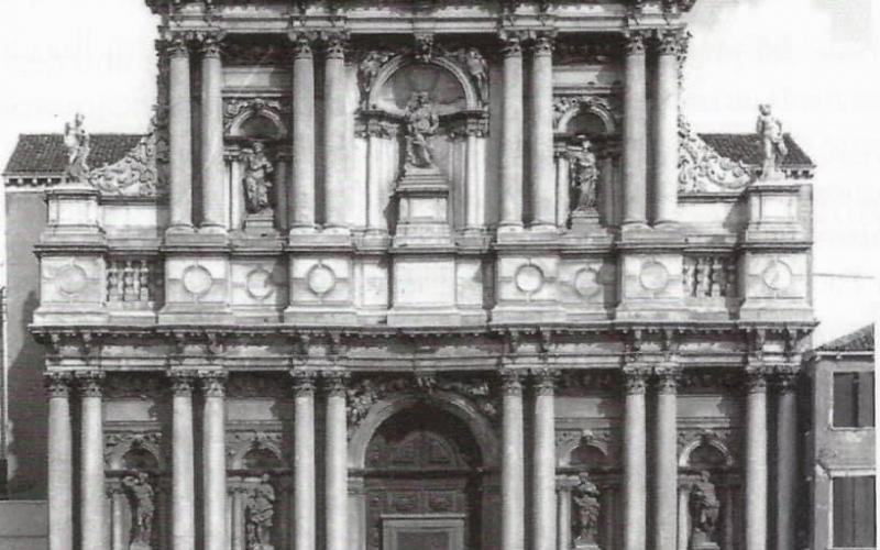 Chiesa degli Scalzi a Venezia, la facciata