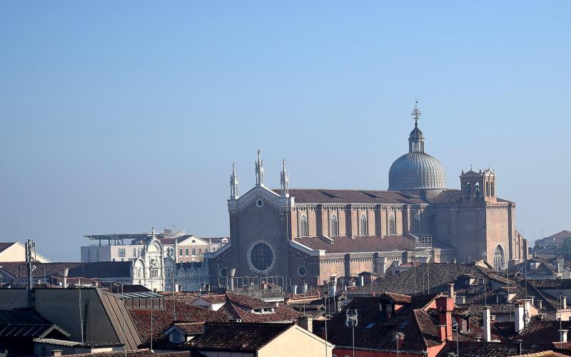La Chiesa di San Giovanni e Paolo vista dall'alto