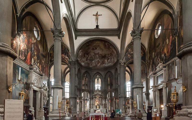 Chiesa di San Zaccaria a Venezia: interni 