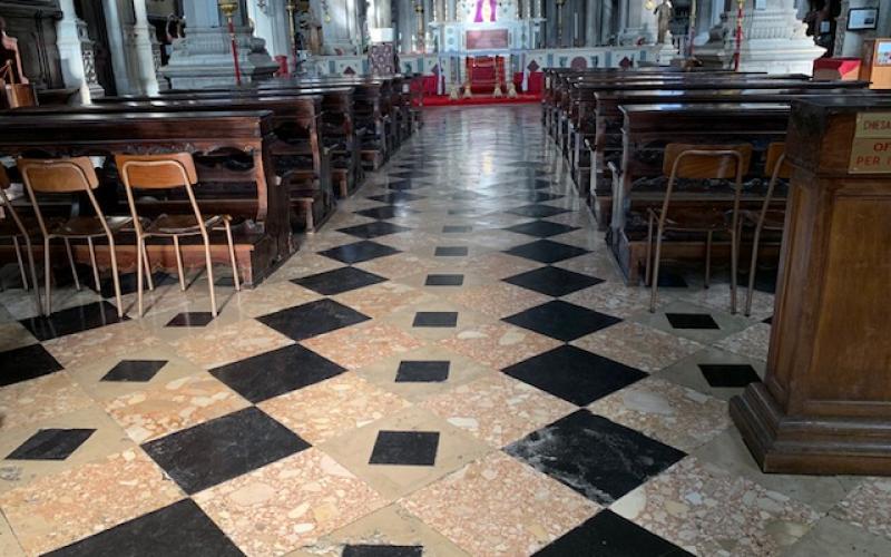 Chiesa San Zaccaria pavimenti