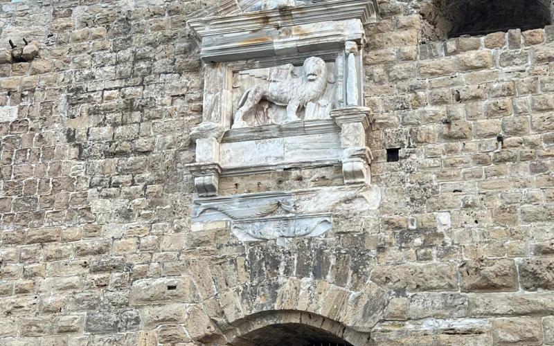 Fortezza veneziana a Candia, oggi Heraclion - il leone nella facciata verso il mare