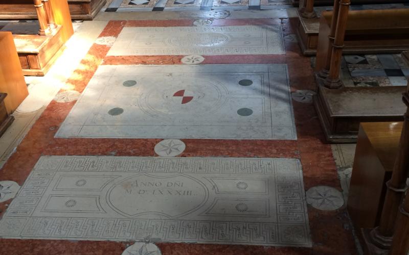 I pavimenti della chiesa di Santa Maria dei Miracoli
