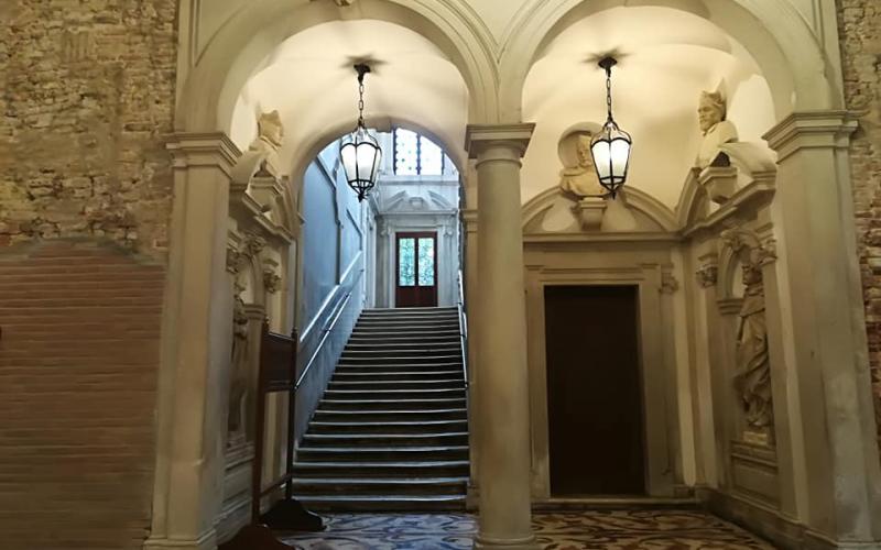 Scala del Convento dei Domenicani a Venezia, ora Ospedale Civile