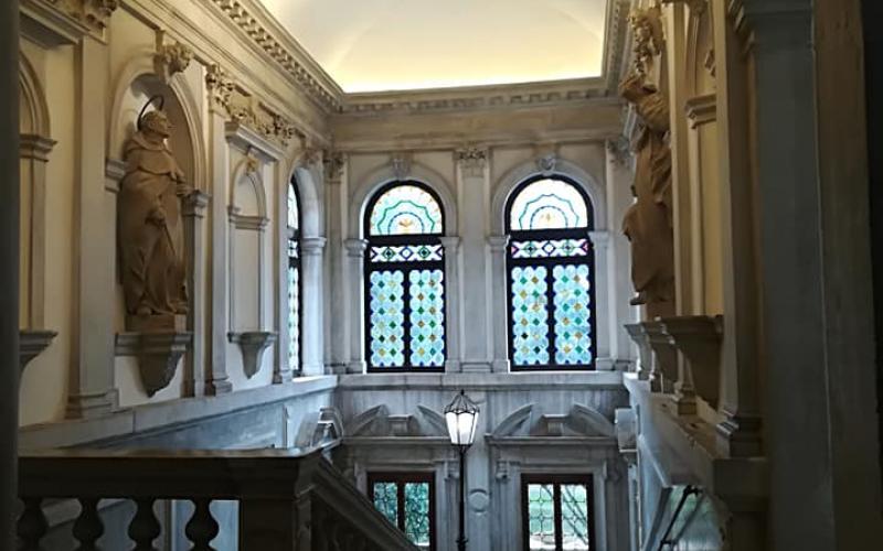 Scala dell'ex Convento dei Domenicani a Venezia, ora Ospedale Civile