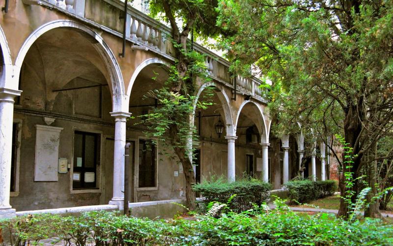 Chiostro dell'ex Convento dei Domenicani a Venezia, ora Ospedale Civile