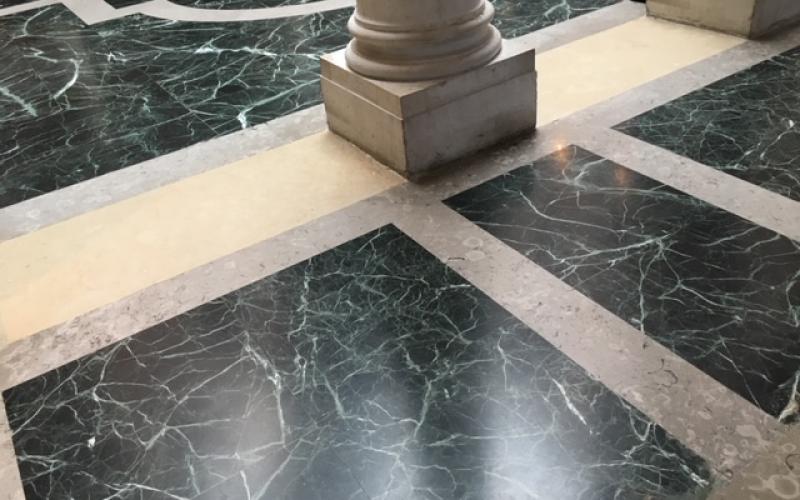 Palazzo Grassi - I nuovi pavimenti del pianterreno
