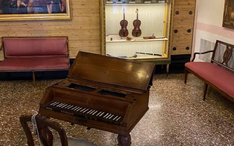 Palazzo Querini Stampalia, la stanza della musica: piano 