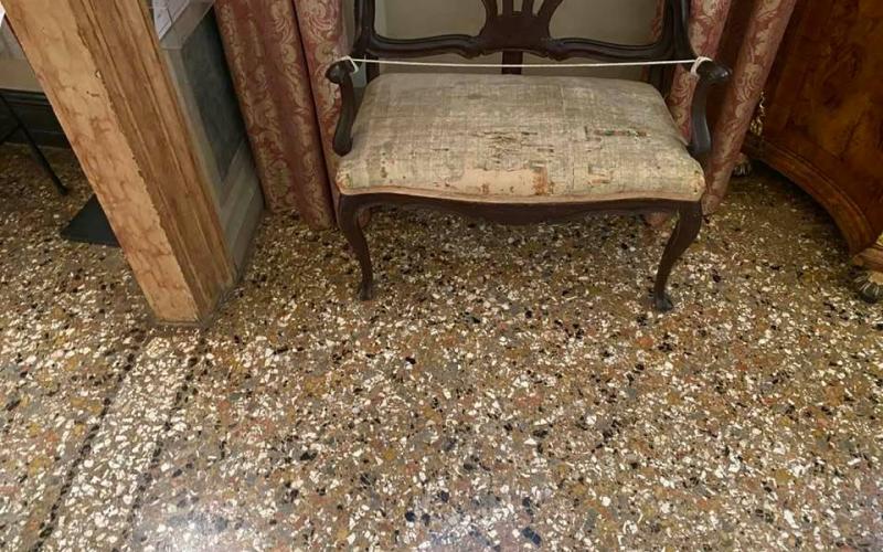 Palazzo Querini Stampalia, la stanza del tavolo da gioco: il pavimento 