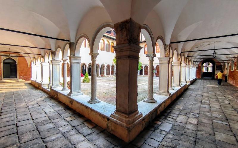 San Zaccaria,il chiostro del convento