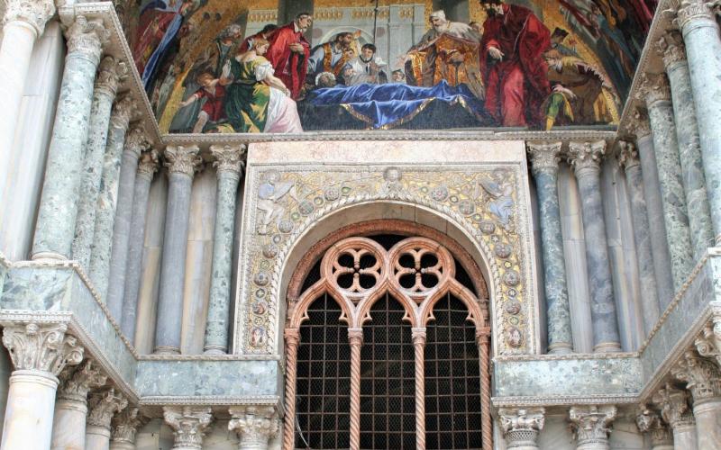 Mosaici della facciata della Basilica di San Marco