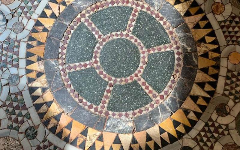 Ca d oro pavimenti in mosaici di marmo