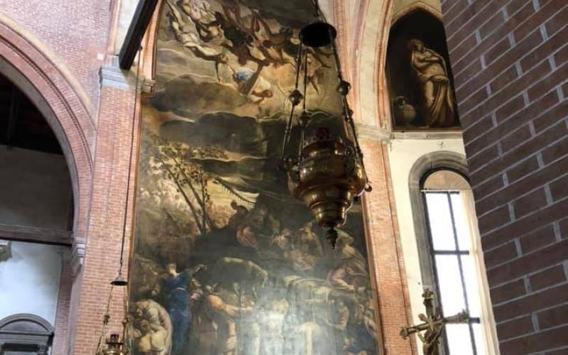 Chiesa della Madonna dell'Orto a Venezia: quadro del tintoretto