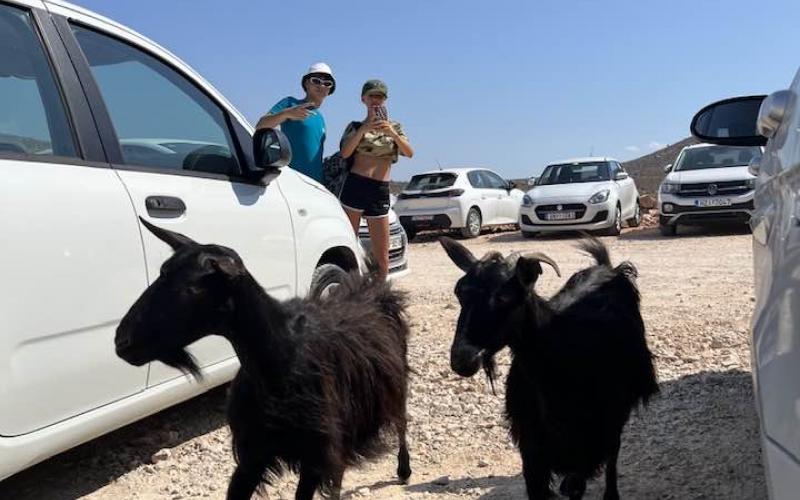 La spiaggia di Seitan Limania a Creta