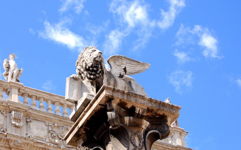 Espansione di Venezia in terraferma: il leone di San marco a verona